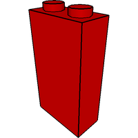 Brick 1 x 2 x 3 with Bottom Stud Holder