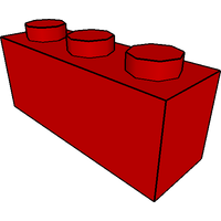 Brick 1 x 3