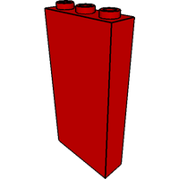 Brick 1 x 3 x 5 with Side Supports