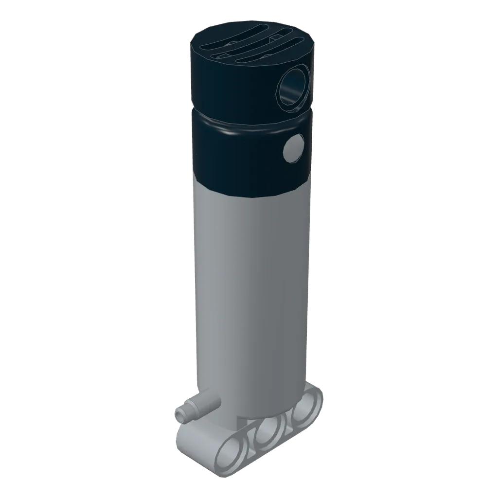 Pneumatic Pump Large (11L) with 1 x 3 Liftarm in Light Bluish Gray