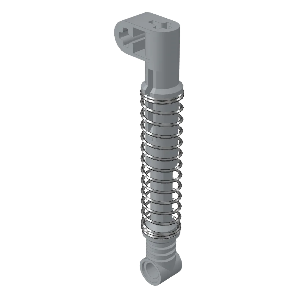 Technic Shock Absorber 9.5L with Soft Spring in Light Bluish Gray