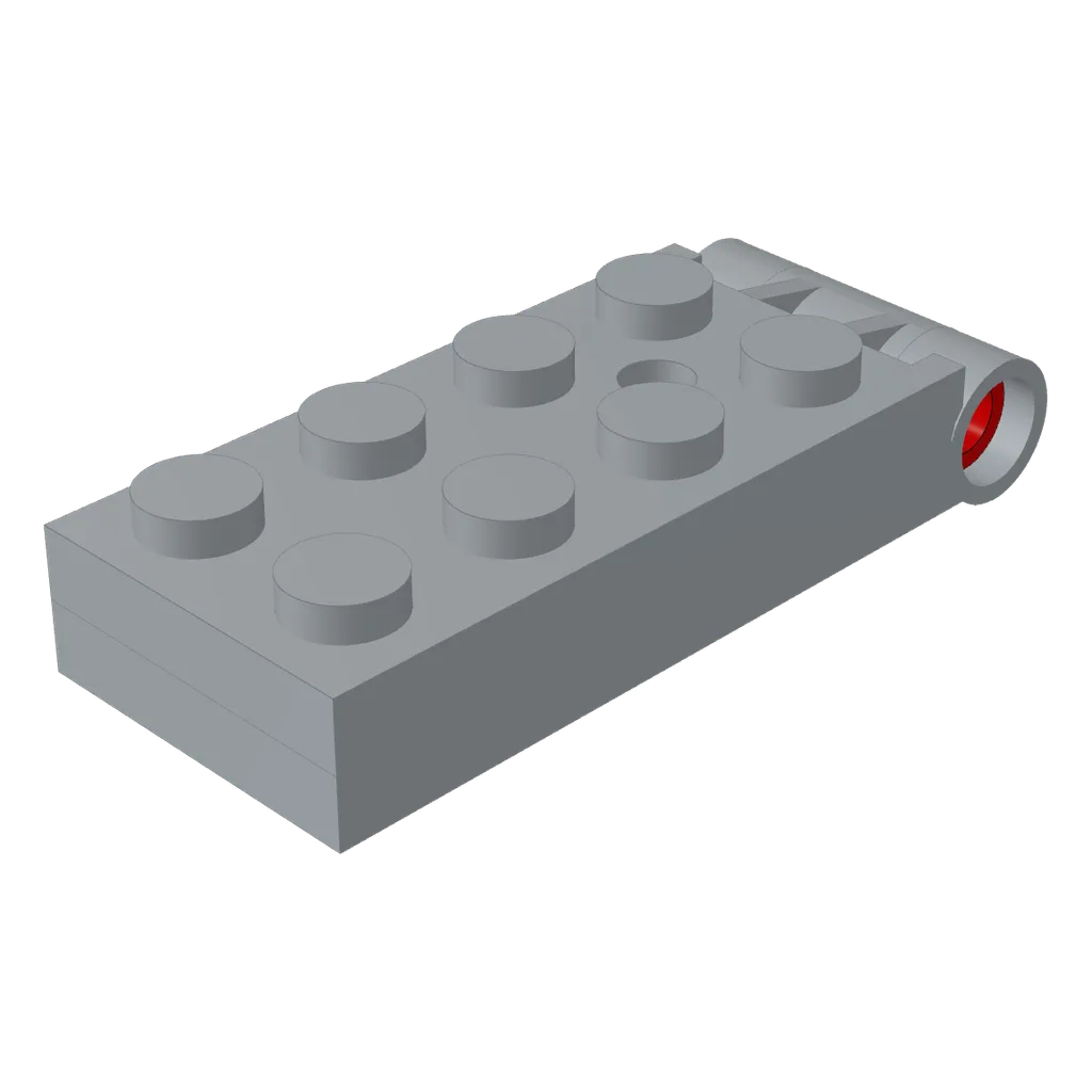 Hinge Plate 2 x 5 with Large Hole [Complete Assembly] in Light Bluish Gray