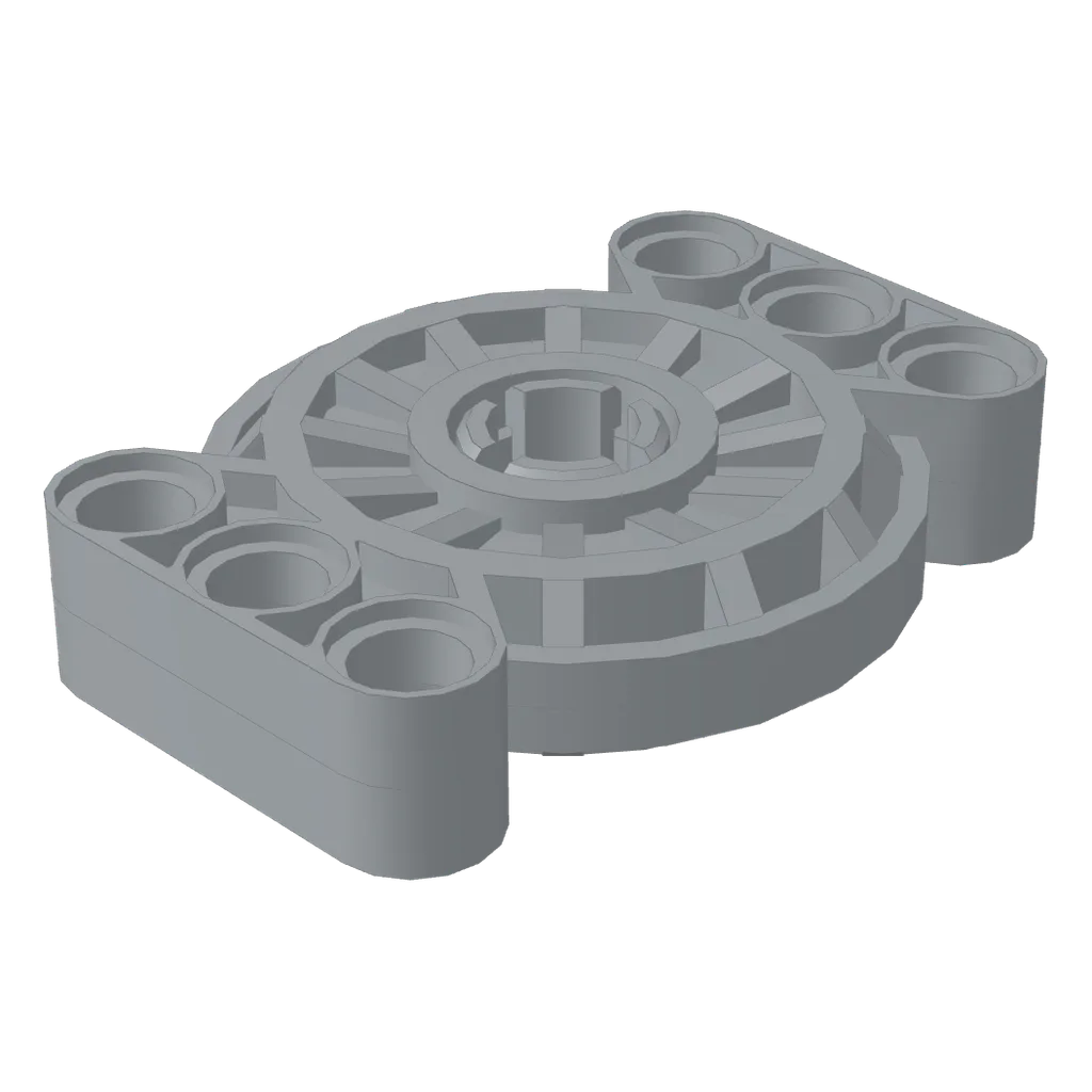 Technic Turntable 4 x 6 Complete Assembly (Mindstorms) in Light Bluish Gray