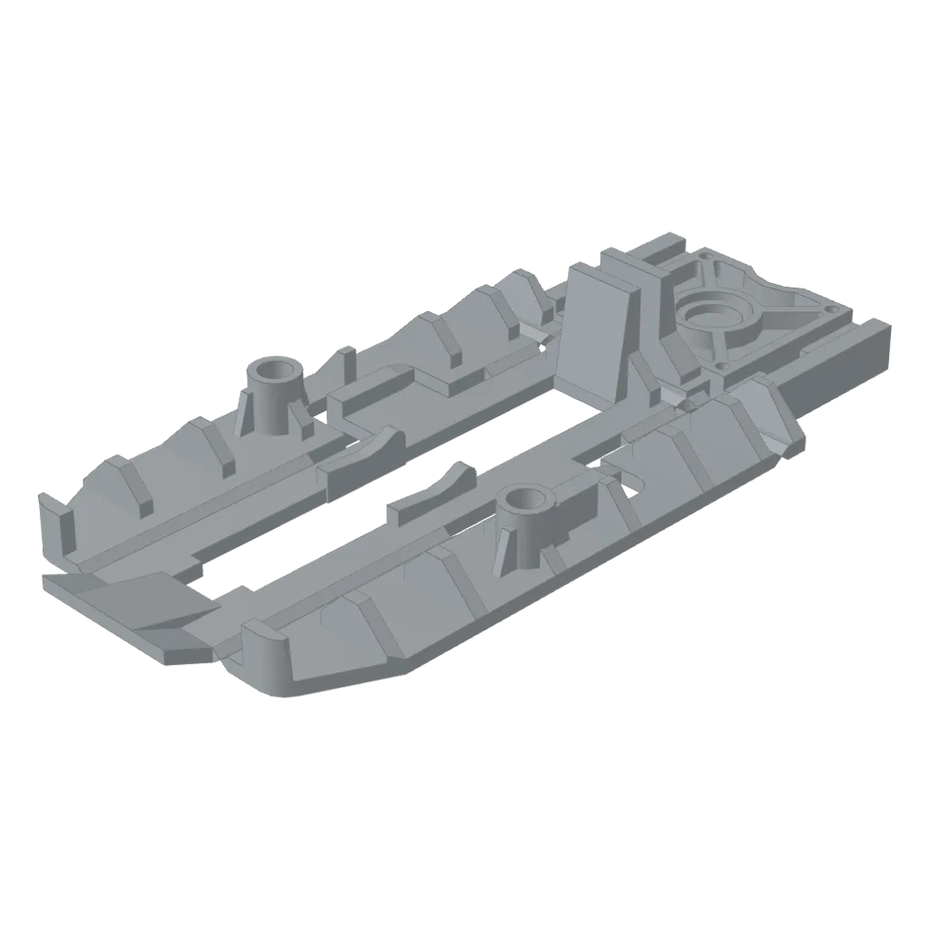 Technic Wheel Holder 7 x 3 in Light Bluish Gray