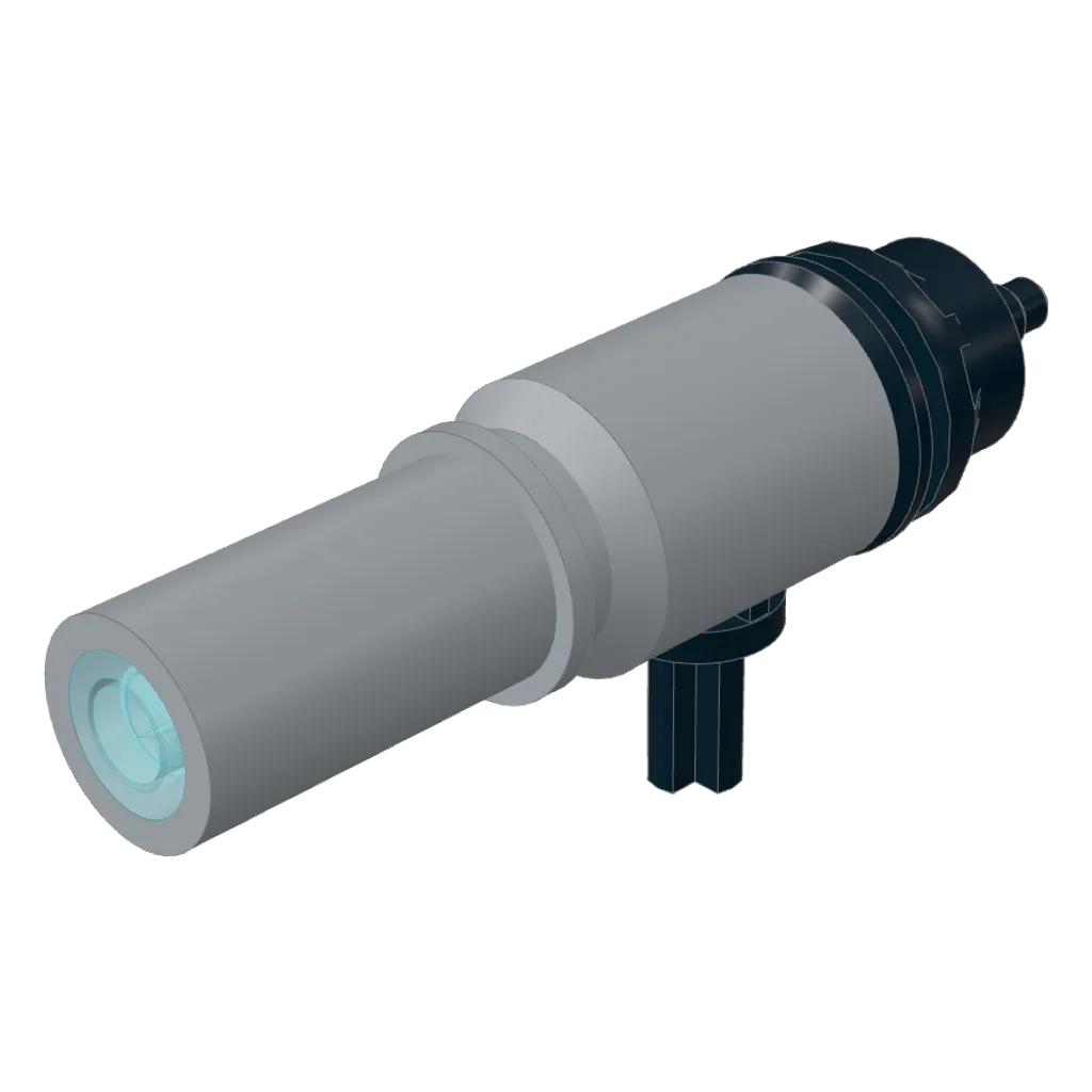 Pneumatic Firing Mechanism with Bottom Axle in Light Bluish Gray