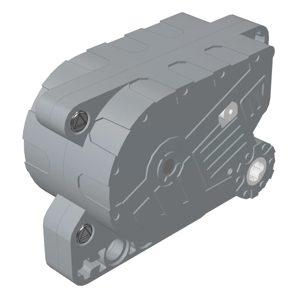 Pullback Motor 8 x 5 x 3 (Motor 6a) in Light Bluish Gray