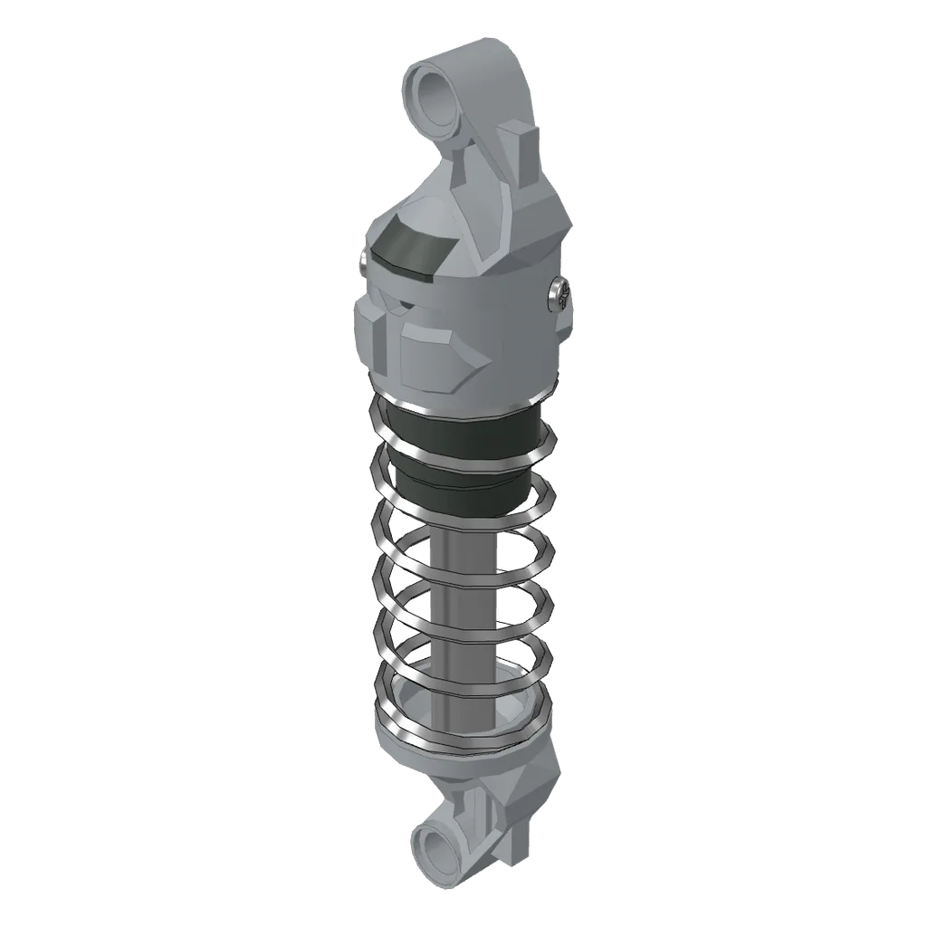 Technic Shock Absorber 11.5L [Complete Assembly] in Light Bluish Gray