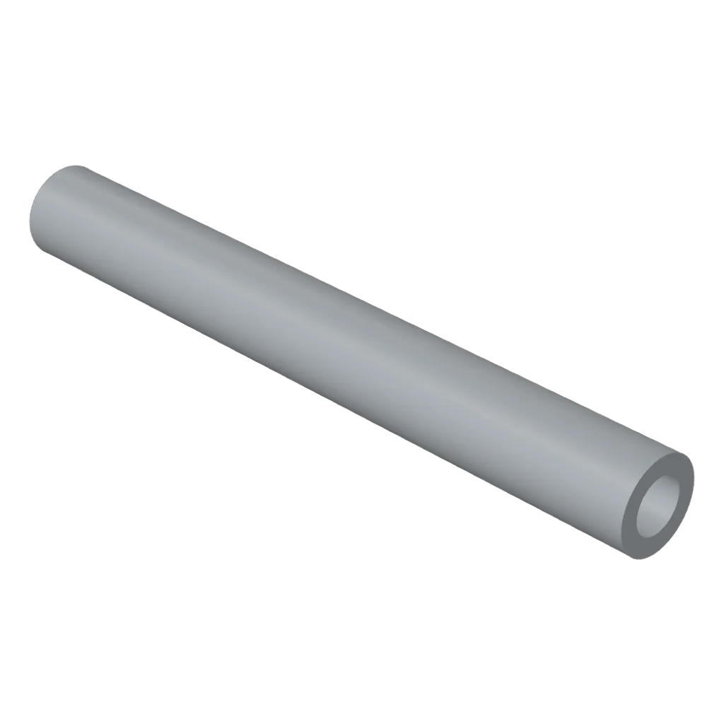 Hose, Pneumatic 4mm D. 4L / 3.2cm in Light Bluish Gray
