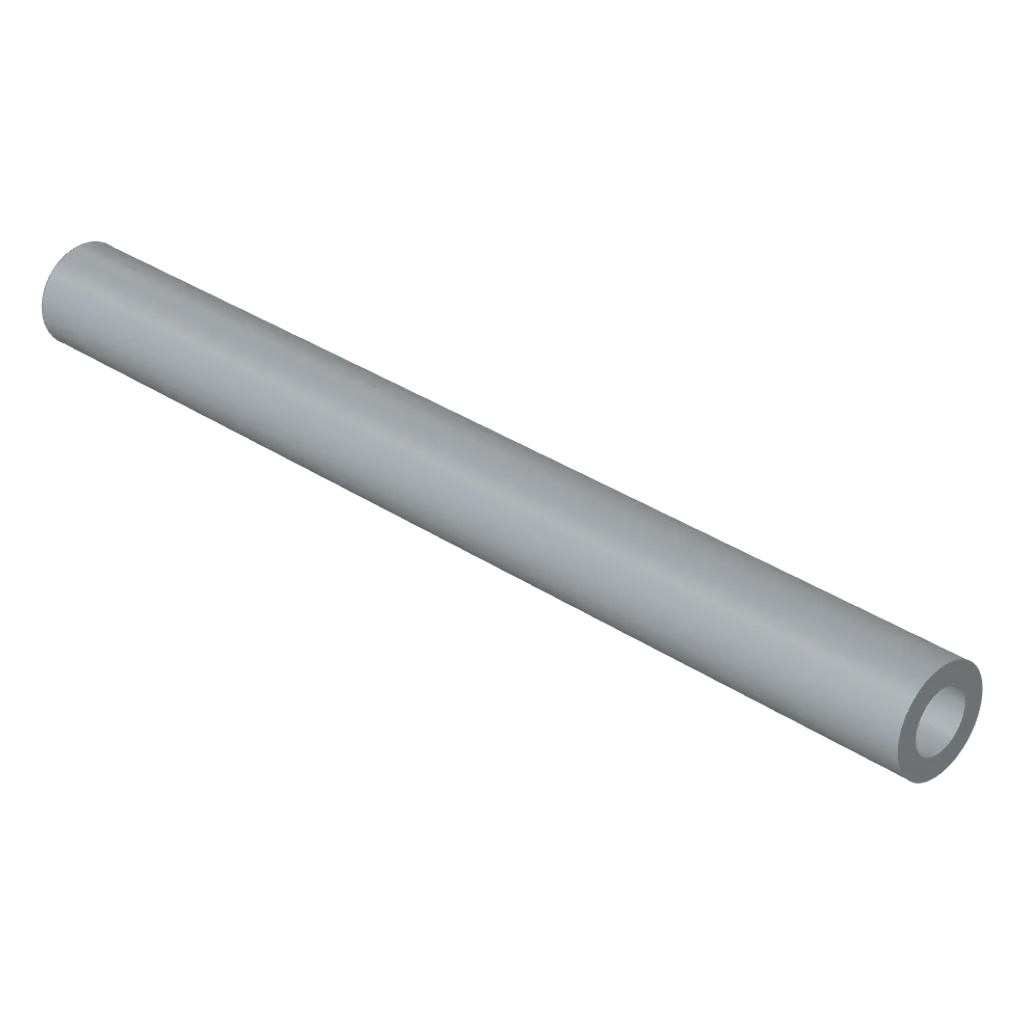 Hose, Pneumatic 4mm D. 5L / 4cm in Light Bluish Gray