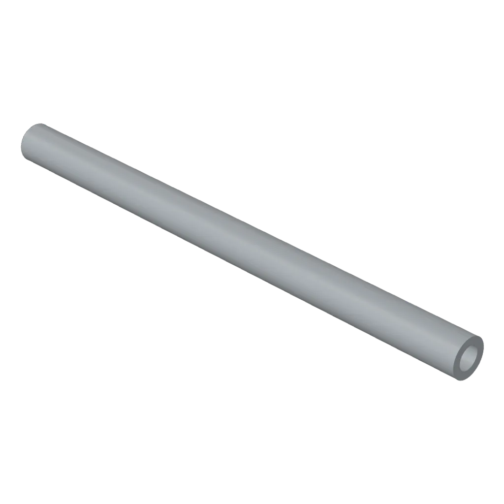 Hose, Pneumatic 4mm D. 7L / 5.6cm in Light Bluish Gray