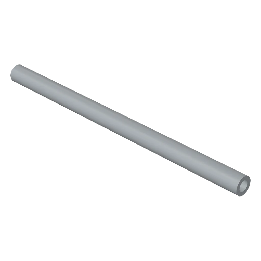 Hose, Pneumatic 4mm D. 8L / 6.4cm in Light Bluish Gray