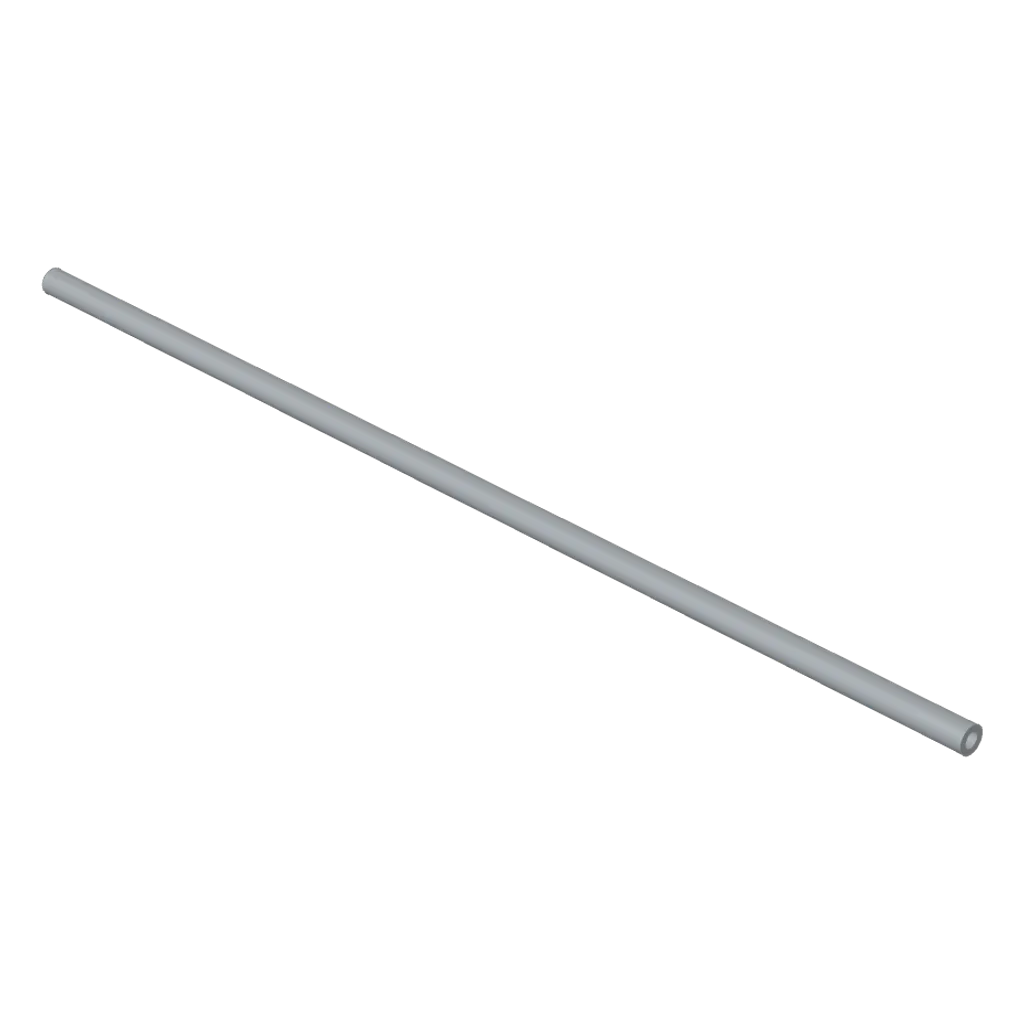 Hose, Pneumatic 4mm D. 21L / 16.8cm in Light Bluish Gray