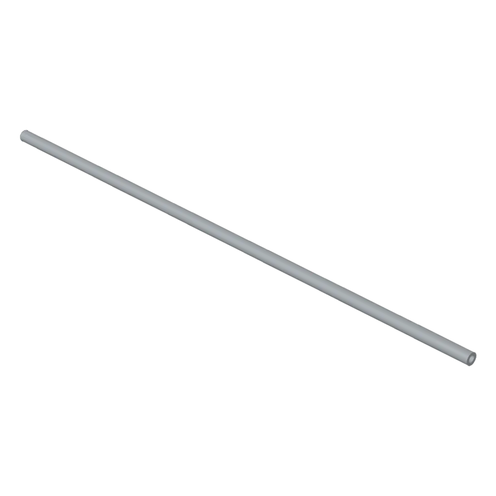 Hose, Pneumatic 4mm D. 24L / 19.2cm in Light Bluish Gray