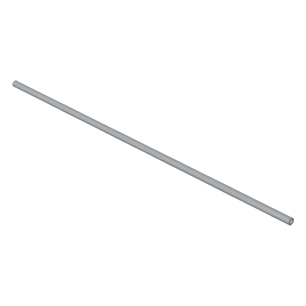 Hose, Pneumatic 4mm D. 27L / 21.6cm in Light Bluish Gray