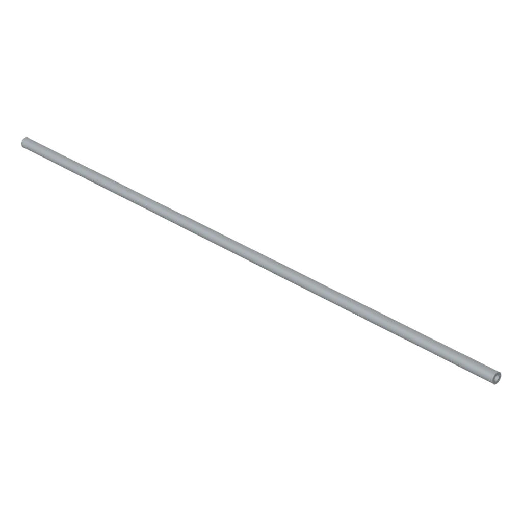 Hose, Pneumatic 4mm D. 28L / 22.4cm in Light Bluish Gray