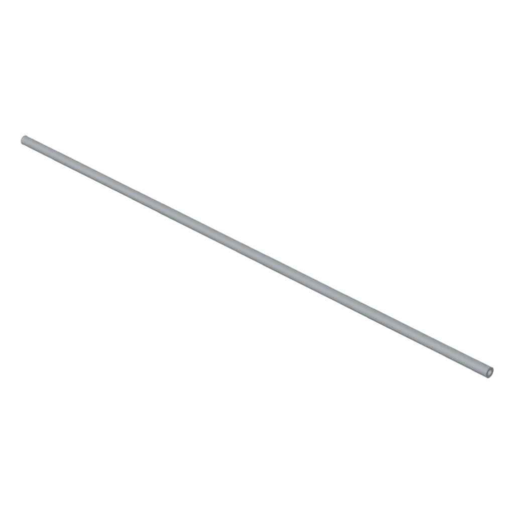 Hose, Pneumatic 4mm D. 32L / 256mm in Light Bluish Gray