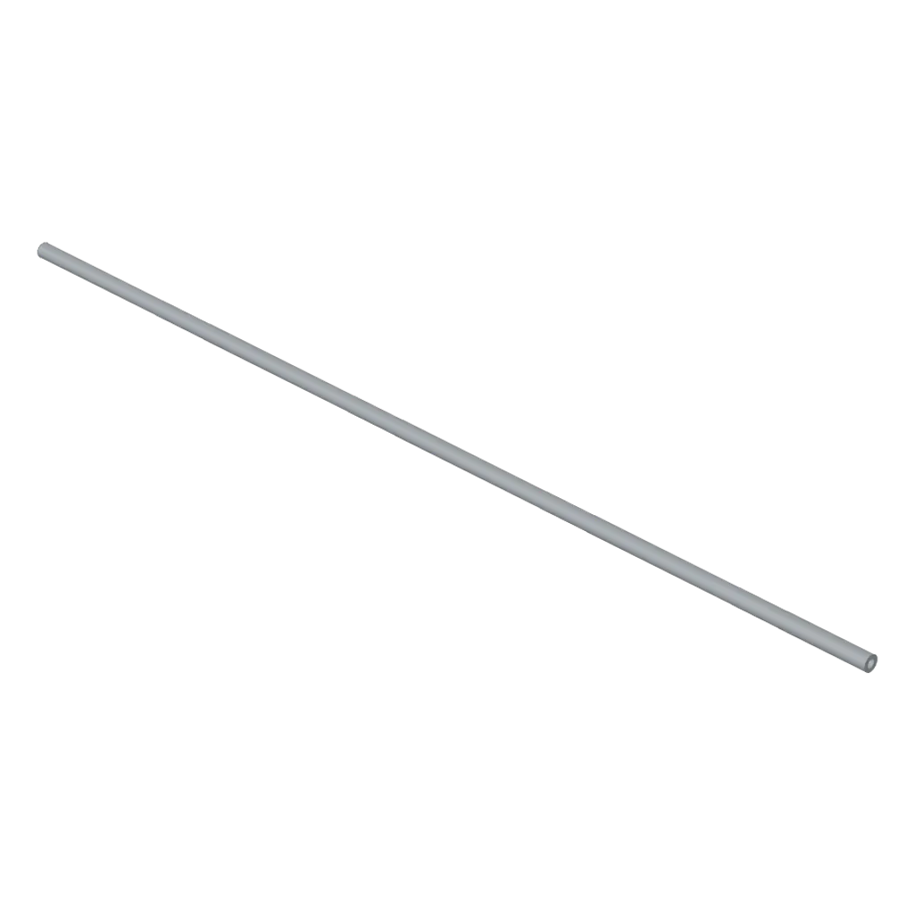 Hose, Pneumatic 4mm D. 33L / 26.4cm in Light Bluish Gray