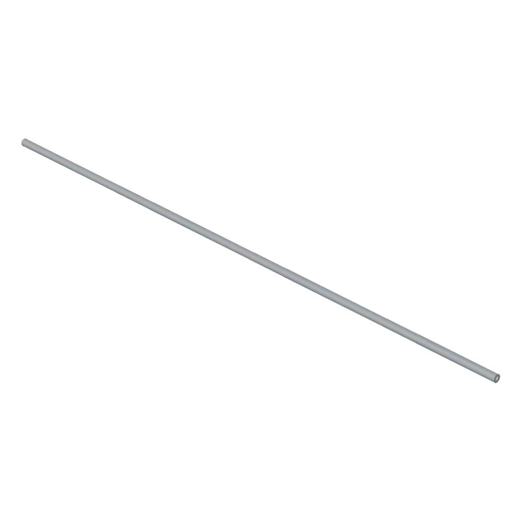 Hose, Pneumatic 4mm D. 40L / 32.0cm in Light Bluish Gray
