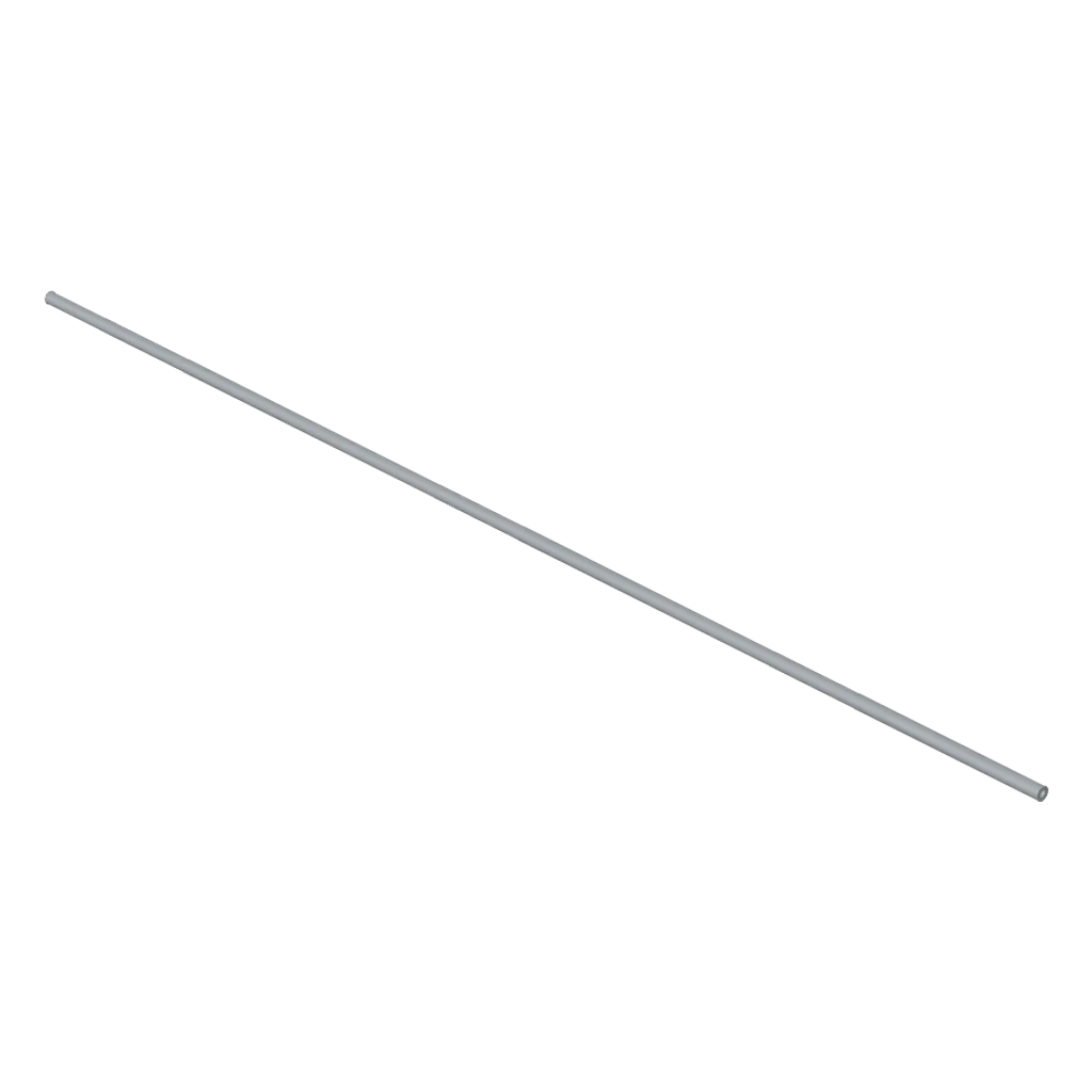 Hose, Pneumatic 4mm D. 48L / 384mm in Light Bluish Gray