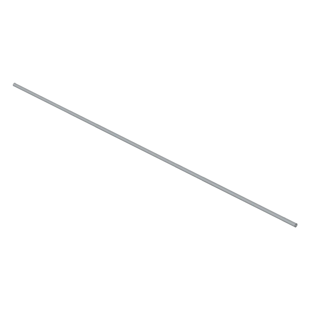 Hose, Pneumatic 4mm D. 54L / 43.2cm in Light Bluish Gray