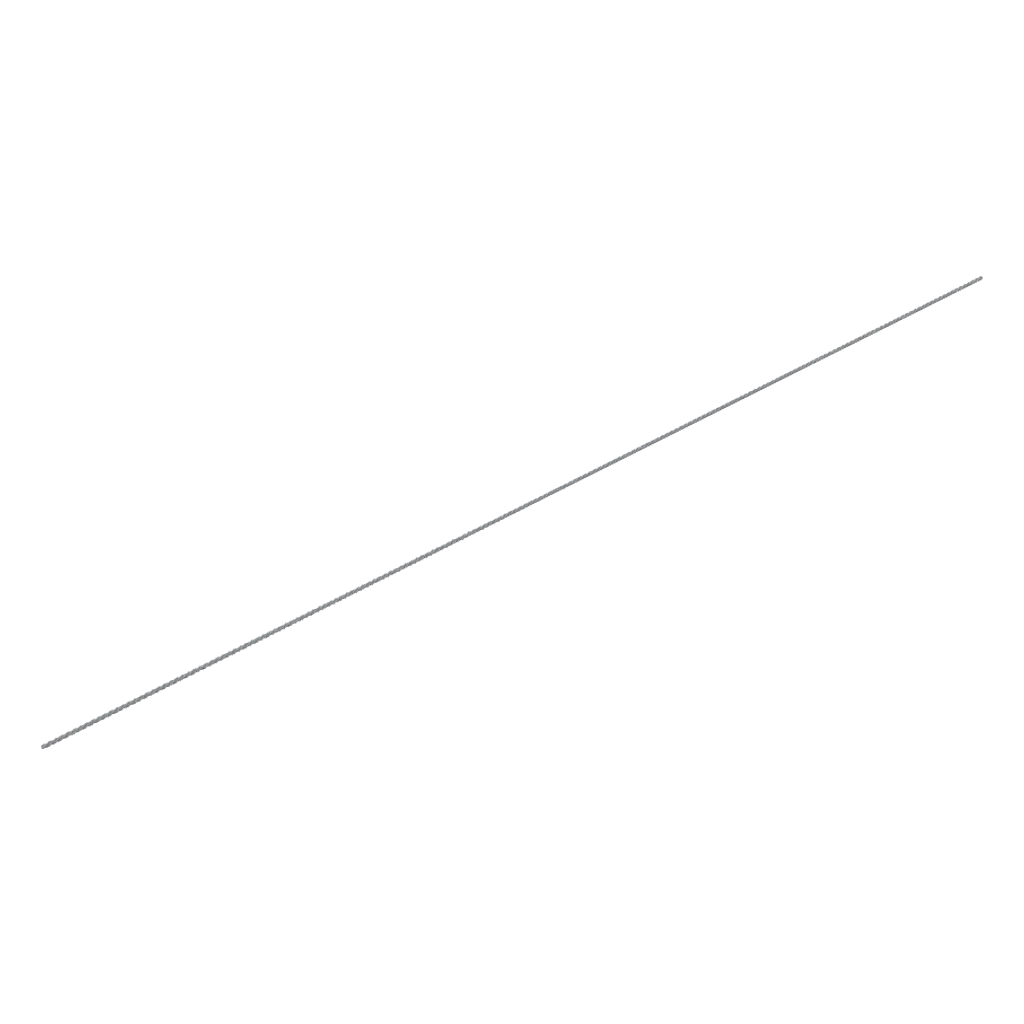 String Cord Thin (0.5mm) 20cm in Light Bluish Gray