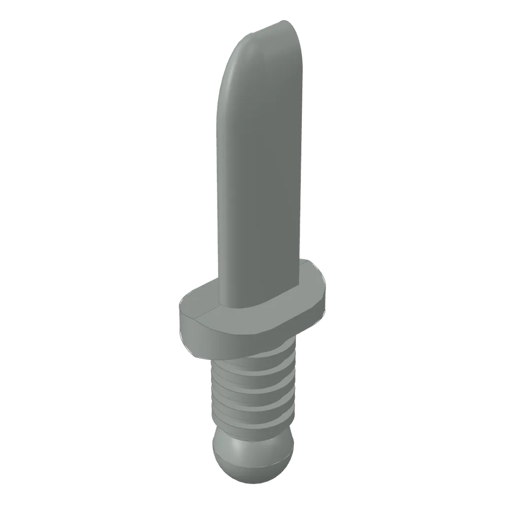 Weapon Knife in Light Gray