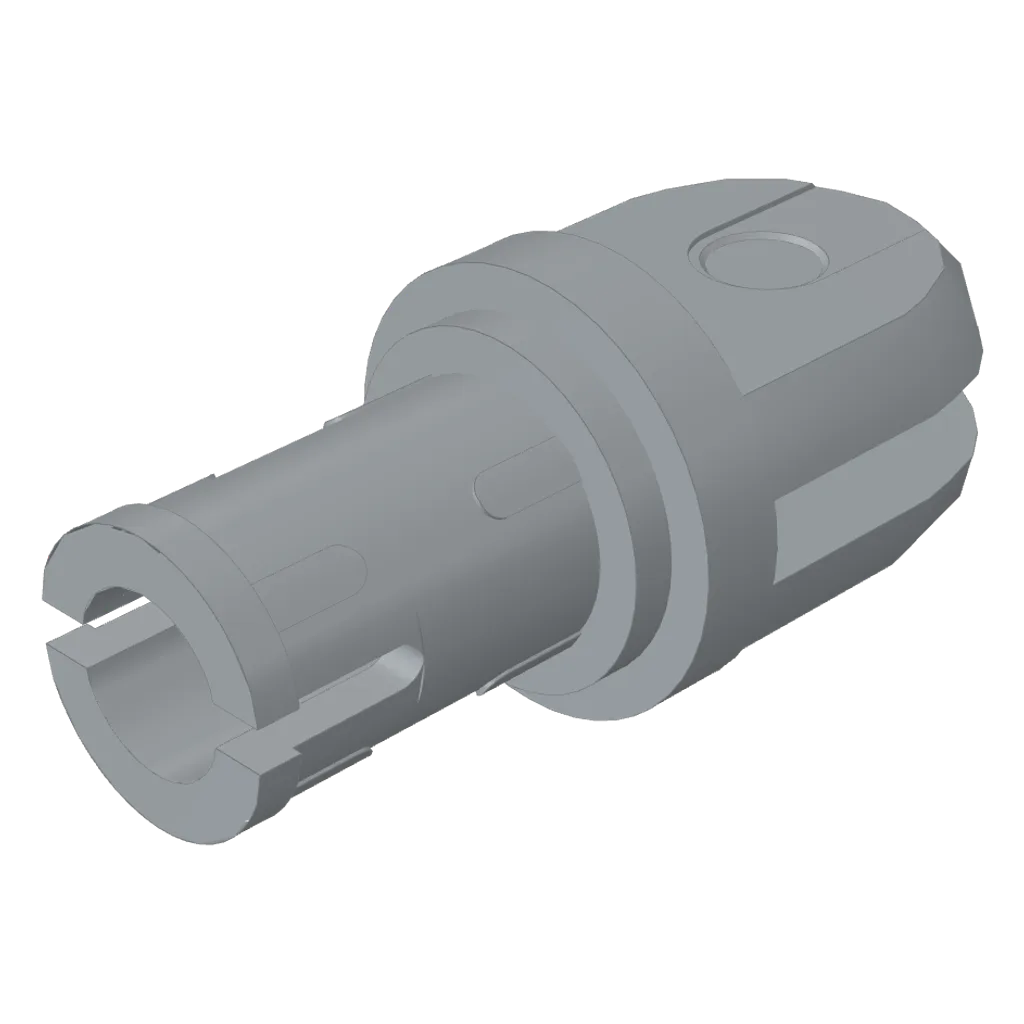 Arm Piece with Pin, 2 Fingers in Light Bluish Gray