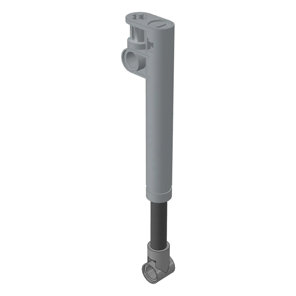Technic Shock Absorber 11L with Internal Spring, Light Bluish Gray Top in Light Bluish Gray