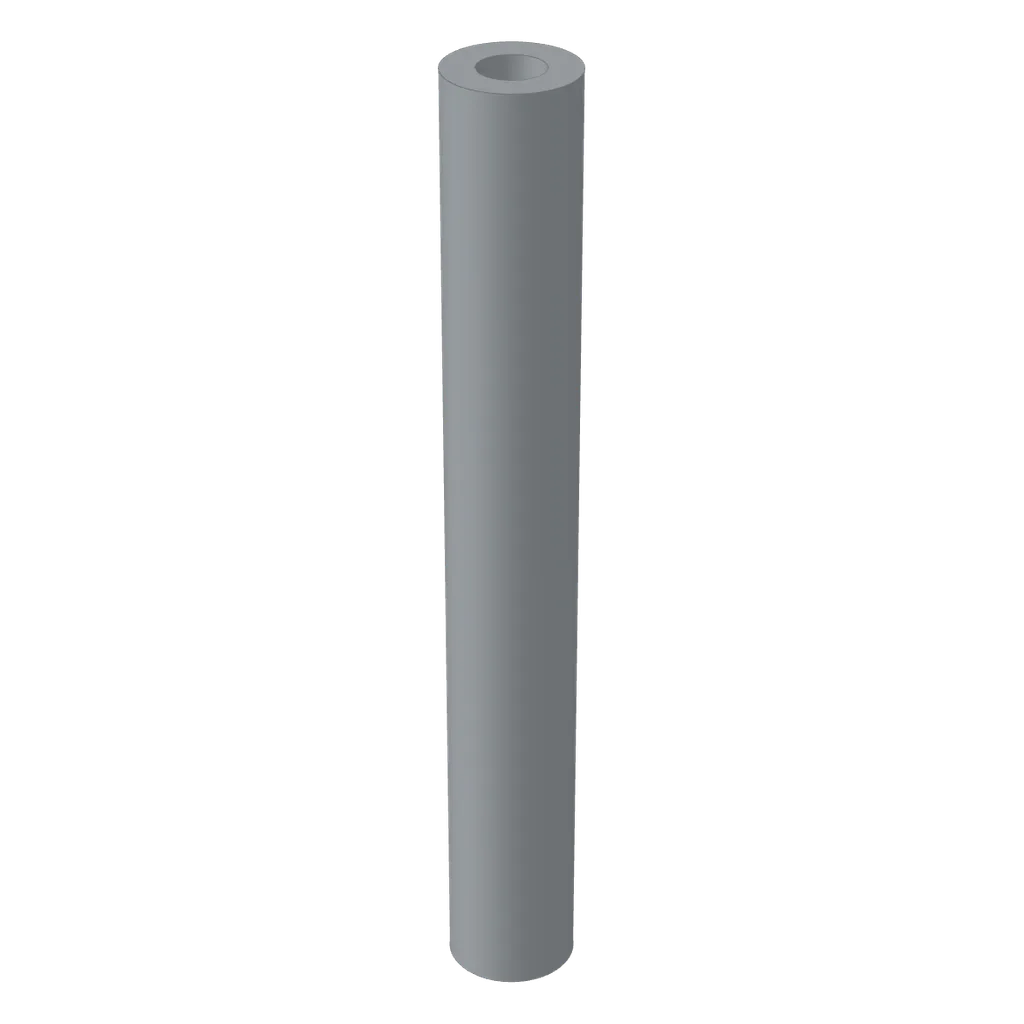 Hose Rigid 3mm D. 3L / 2.4cm in Light Bluish Gray