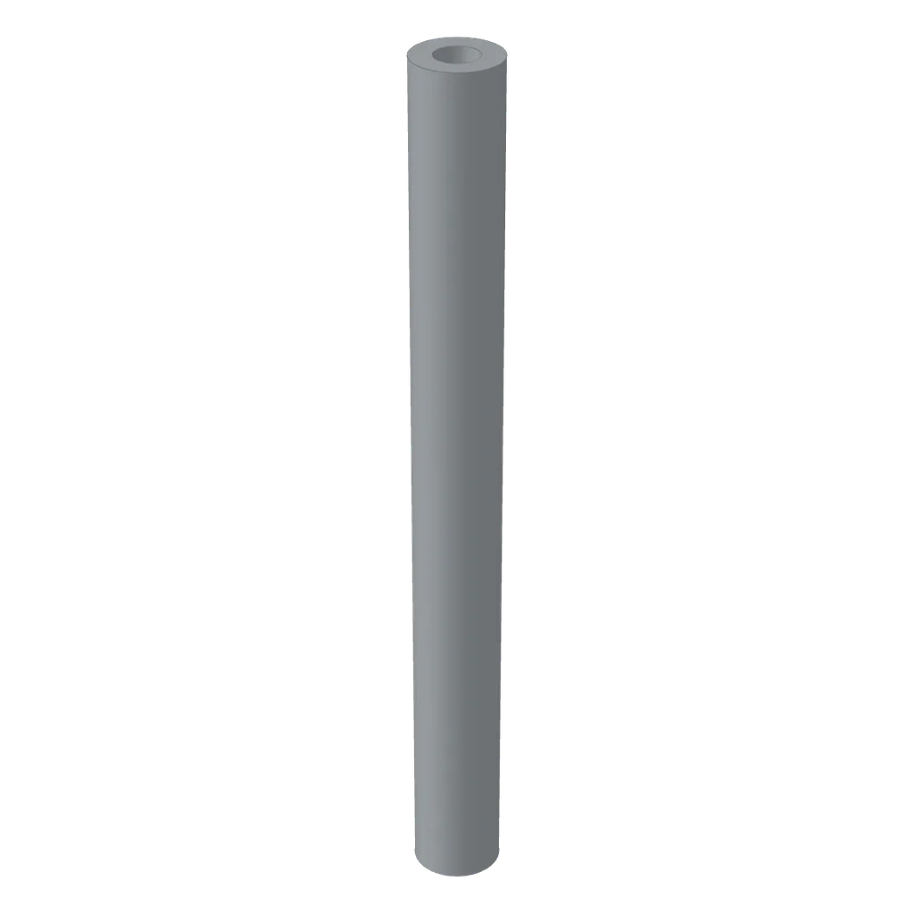 Hose Rigid 3mm D. 4L / 3.2cm in Light Bluish Gray