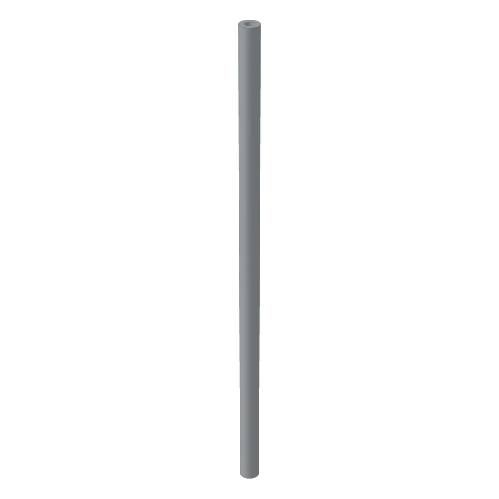 Hose Rigid 3mm D. 10L / 8.0cm in Light Bluish Gray