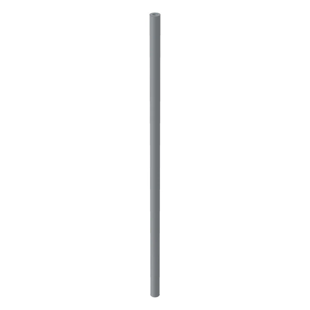 Hose Rigid 3mm D. 13L / 10.4cm in Light Bluish Gray
