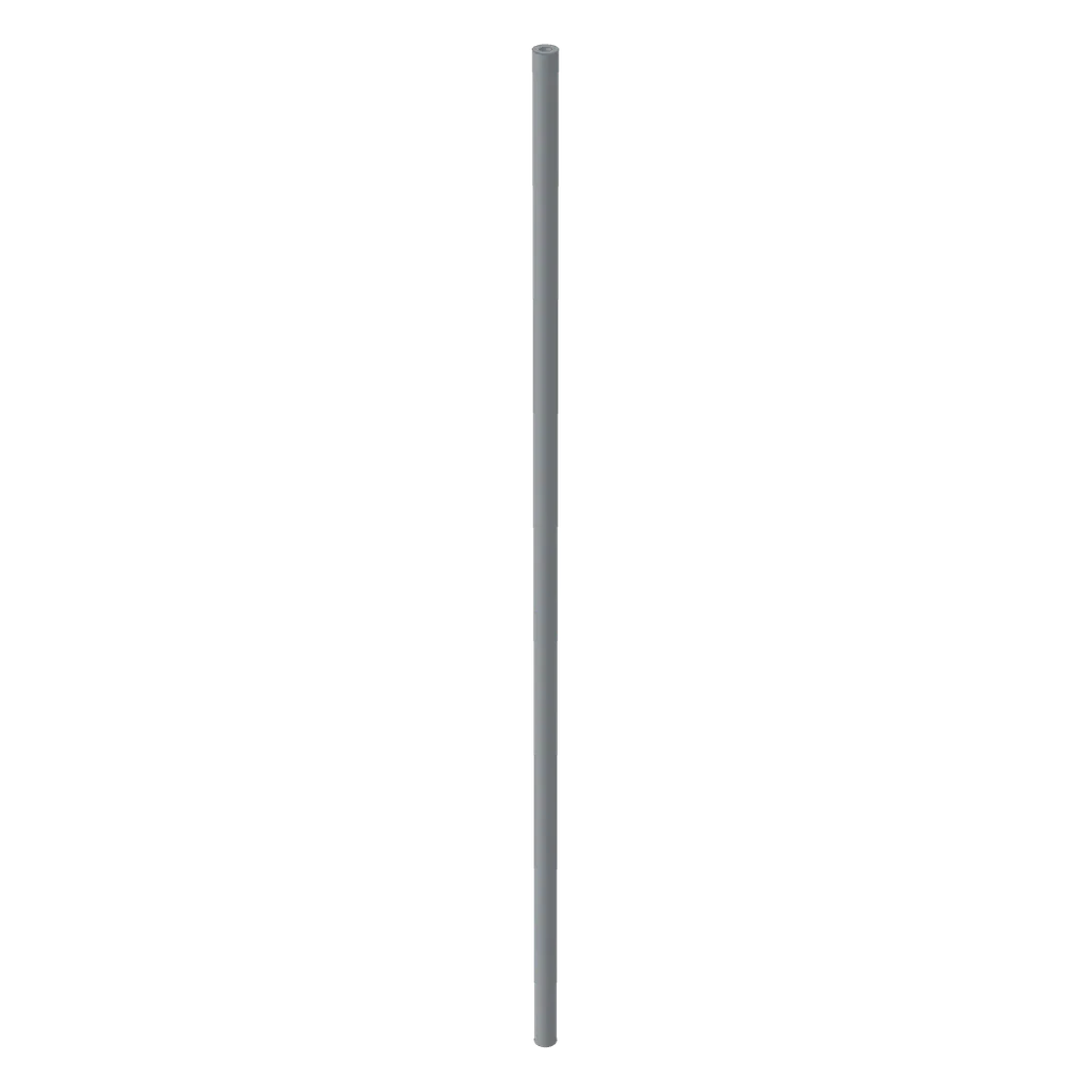 Hose Rigid 3mm D. 19L / 15.2cm in Light Bluish Gray