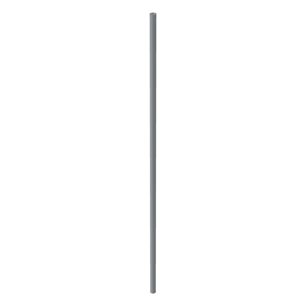 Hose Rigid 3mm D. 21L / 16.8cm in Light Bluish Gray