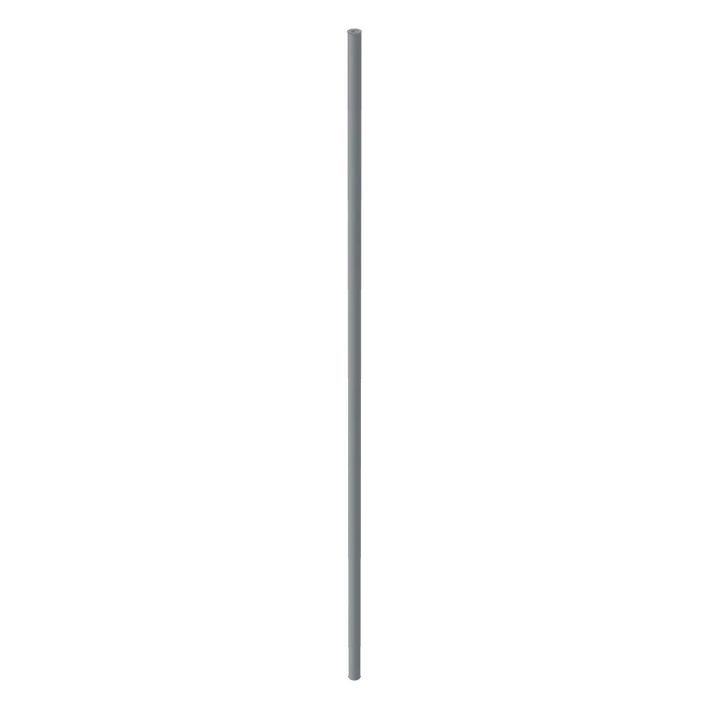 Hose Rigid 3mm D. 23L / 18.4cm in Light Bluish Gray