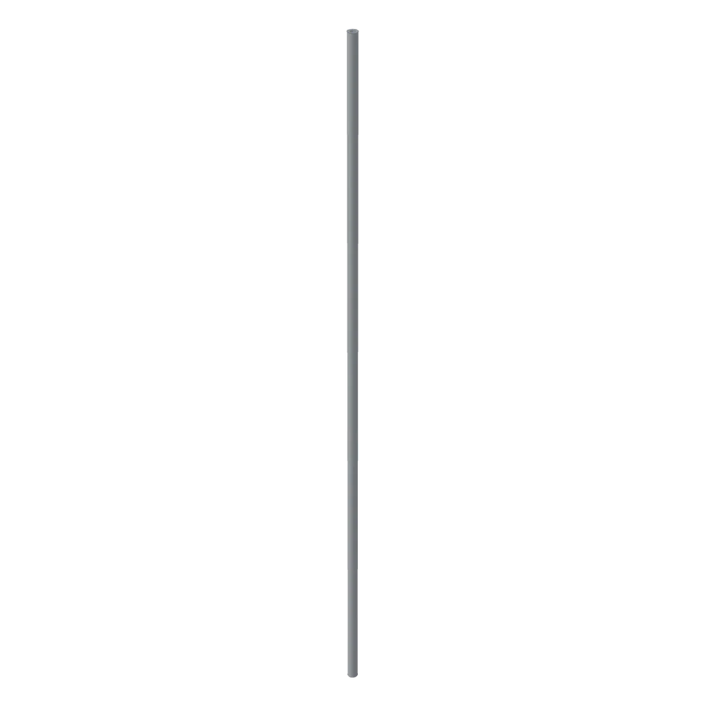 Hose Rigid 3mm D. 28L / 22.4cm in Light Bluish Gray