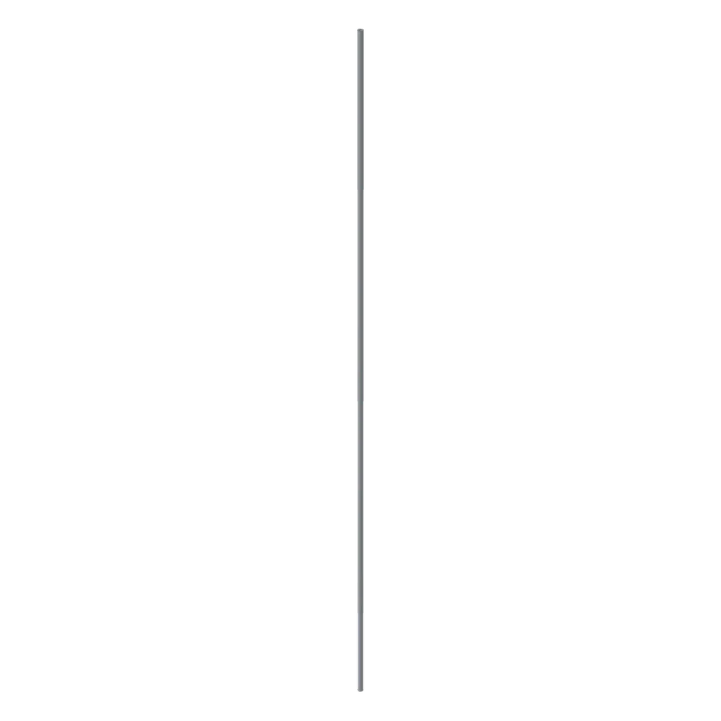 Hose Rigid 3mm D. 53L / 42.4cm in Light Bluish Gray
