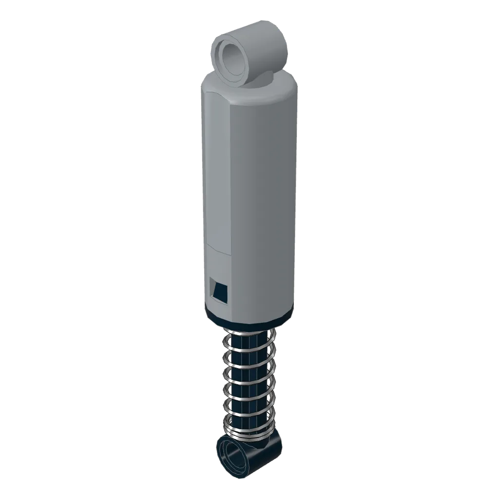 Technic Shock Absorber 10L, Damped, Normal Spring in Light Bluish Gray