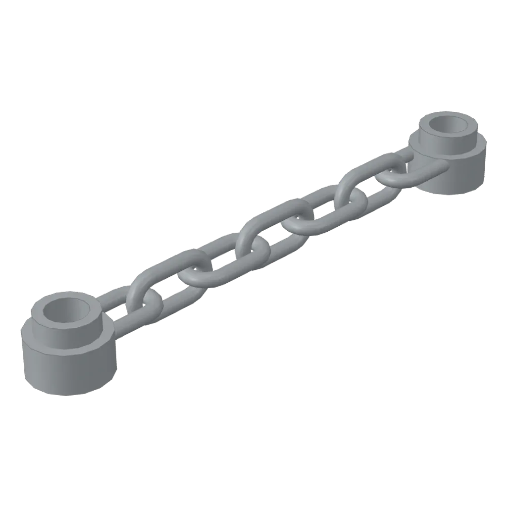 Chain 6L [5 Links] in Light Bluish Gray