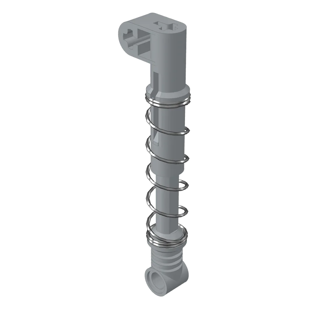 Technic Shock Absorber 9.5L with Extra Hard Spring in Light Bluish Gray